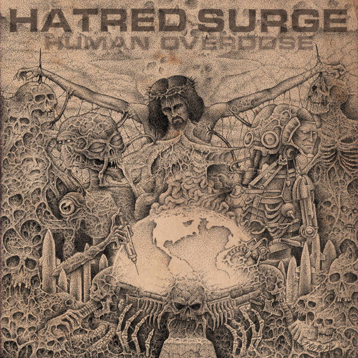 HATRED SURGE - Human Overdose LP (LUNGS-041)