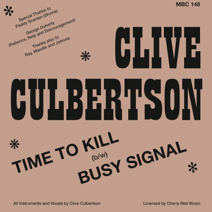 CLIVE CULBERTSON TIME TO KILL/BUSY SIGNAL 7